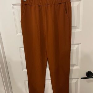 SHEIN Skinny Pull On Burnt Orange Pants - XL